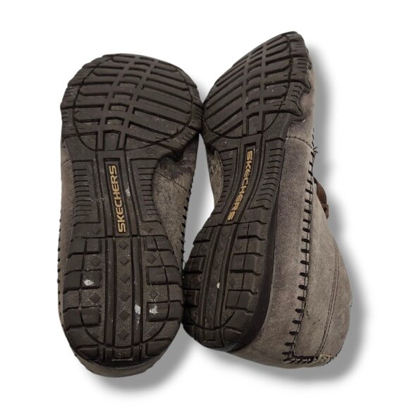 Skechers Bikers Totem Pole Chukka Boot Womens 9.5 Chocolate Suede Relaxed Fit - Picture 8 of 9